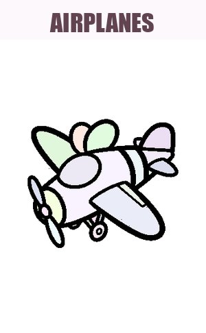 Thumb: Airplanes Coloring Pages