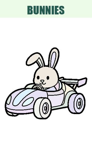 Thumb: Bunnies Coloring Pages