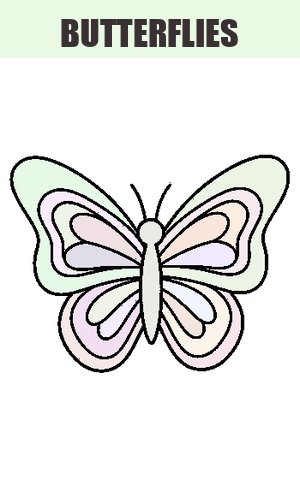 Thumb: Butterflies Coloring Pages