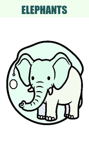 Thumb: Elephants Coloring Pages