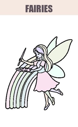 Thumb: Fairies Coloring Pages