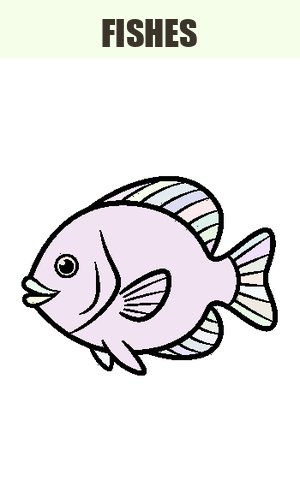 Thumb: Fishes Coloring Pages
