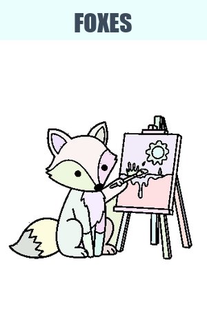 Thumb: Foxes Coloring Pages
