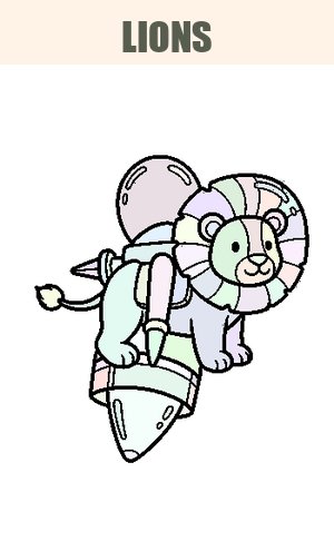 Thumb: Lions Coloring Pages