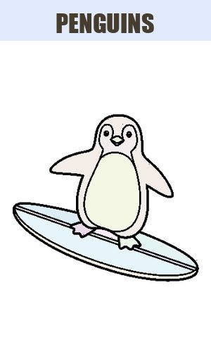Thumb: Penguins Coloring Pages