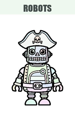 Thumb: Robots Coloring Pages