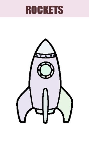 Thumb: Rockets Coloring Pages