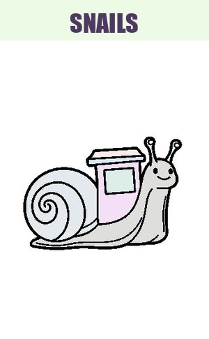 Thumb: Snails Coloring Pages