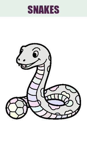 Thumb: Snakes Coloring Pages