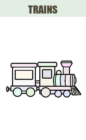 Thumb: Trains Coloring Pages