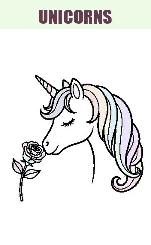 Thumb: Unicorns Coloring Pages