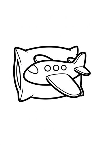 Airplane Dream Coloring Page