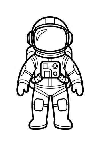 Astronaut Coloring Page: Blast Off With Creativity