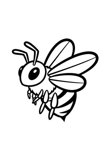 Bee Coloring Page: Buzzing With Creativity
