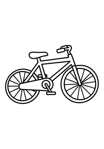 Bike Adventure Coloring Page