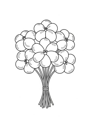 Bouquet Coloring Page For Floral Fun