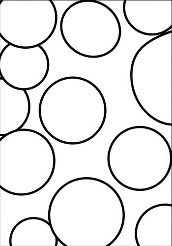 Bubbles Coloring Page: Circular Fun