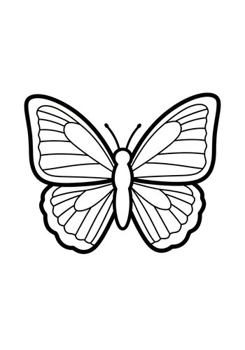 Butterfly Beauty: A Printable Coloring Adventure