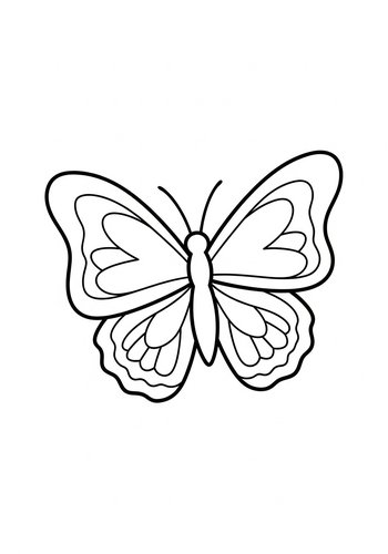 Butterfly Coloring Page: Fluttering Fun