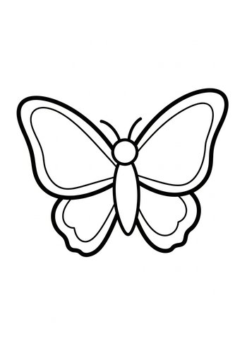 Butterfly Coloring Page: Fluttering Fun