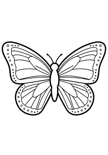 Butterfly Coloring Page: Let Your Imagination Fly