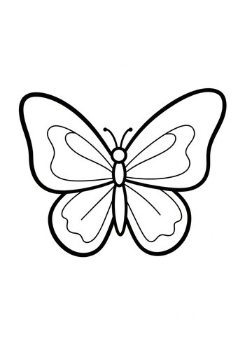 Butterfly Coloring Page: Printable Art Therapy