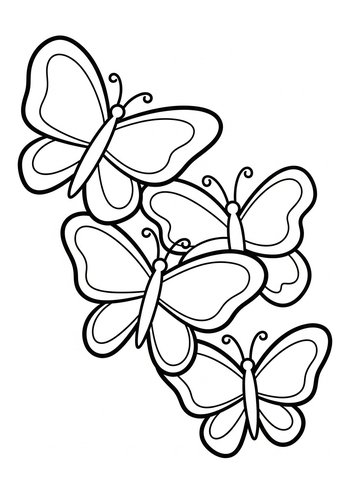 Butterfly Flutter: A Coloring Page Adventure