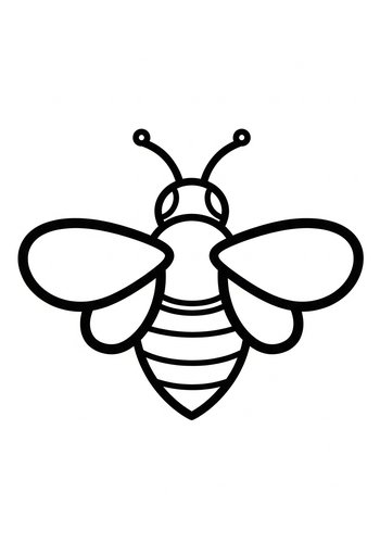 Buzzing Bee Coloring Page: A Honey Of A Time