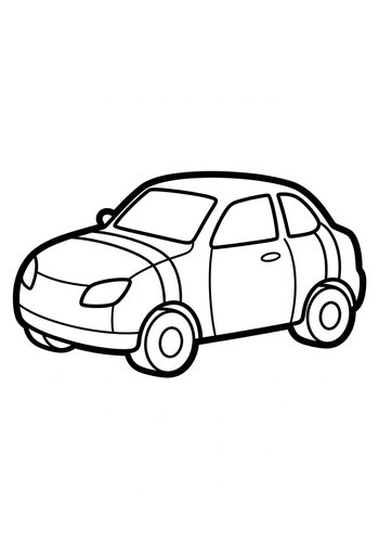 Car Coloring Page: Ready To Roll