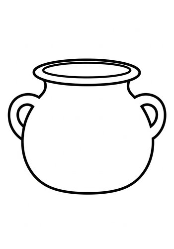 Cauldron Coloring Page: Fill With Fun