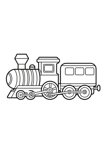 Choo Choo Train Coloring Page