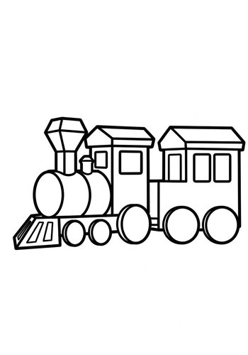 Choo Choo Train Coloring Page Fun