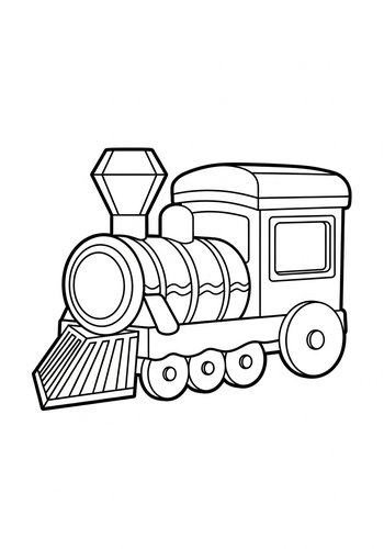 Choo-choo Train Coloring Page