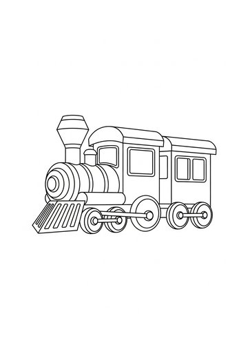 Choo-choo Train Coloring Page Adventure
