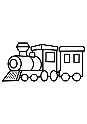 Choo-choo Train Coloring Page: All Aboard