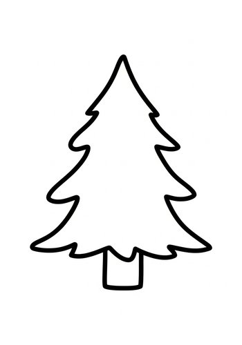 Christmas Tree Coloring Page: Festive Fun