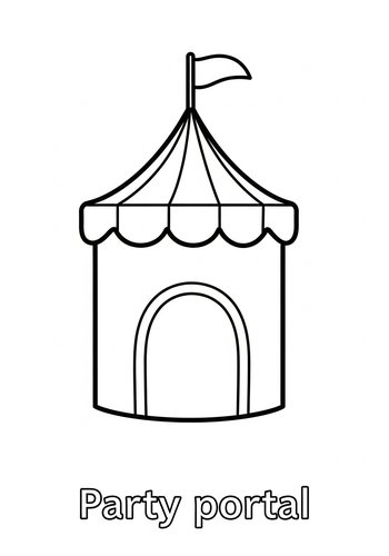 Circus Tent Coloring Adventure
