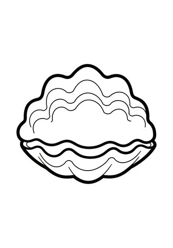 Clam Coloring Page: An Aquatic Adventure