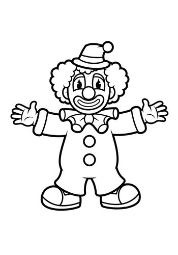 Clown Coloring Page: Bring On The Fun