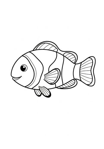 Clownfish Coloring Fun: Dive Into Creativity