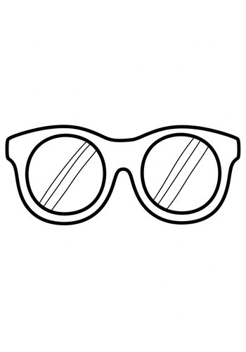 Cool Shades Coloring Page