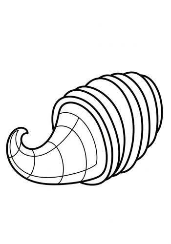 Cornucopia Coloring Page: Abundance And Harvest Fun