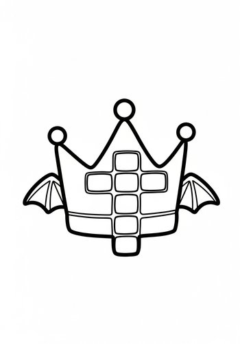 Crown Coloring Page: Design Your Own Royal Emblem