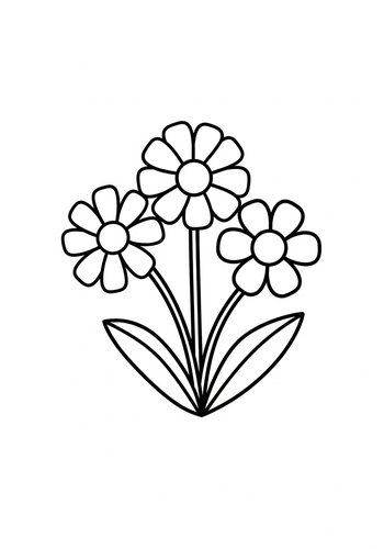 Daisy Bouquet Coloring Page: A Floral Delight
