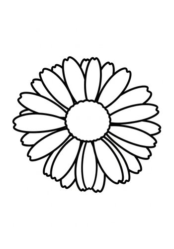 Daisy Coloring Page: A Floral Delight