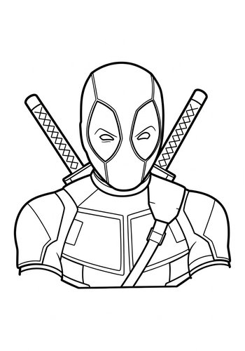 Deadpool Coloring Page: Bring The Merc To Life