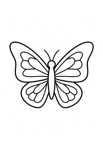 Delightful Butterfly Coloring Page Fun