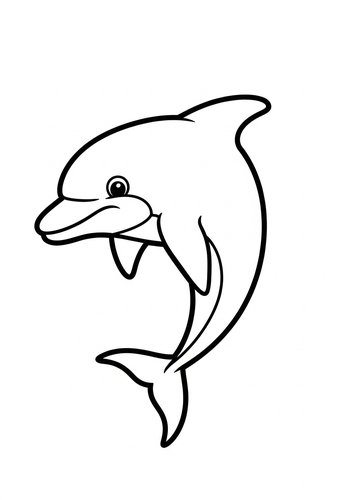 Dolphin Delight: An Ocean Coloring Adventure