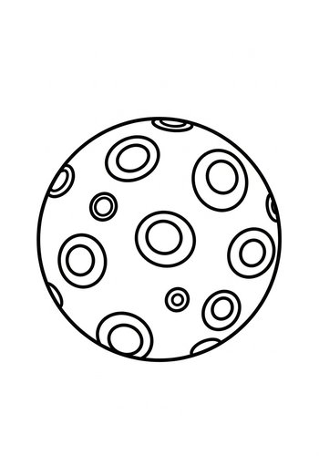 Dotty Circle Coloring Page