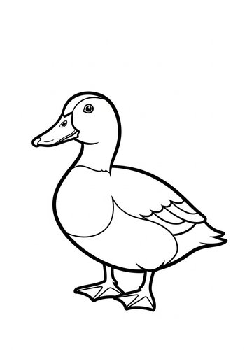 Duck Coloring Page: Bring The Farm To Life